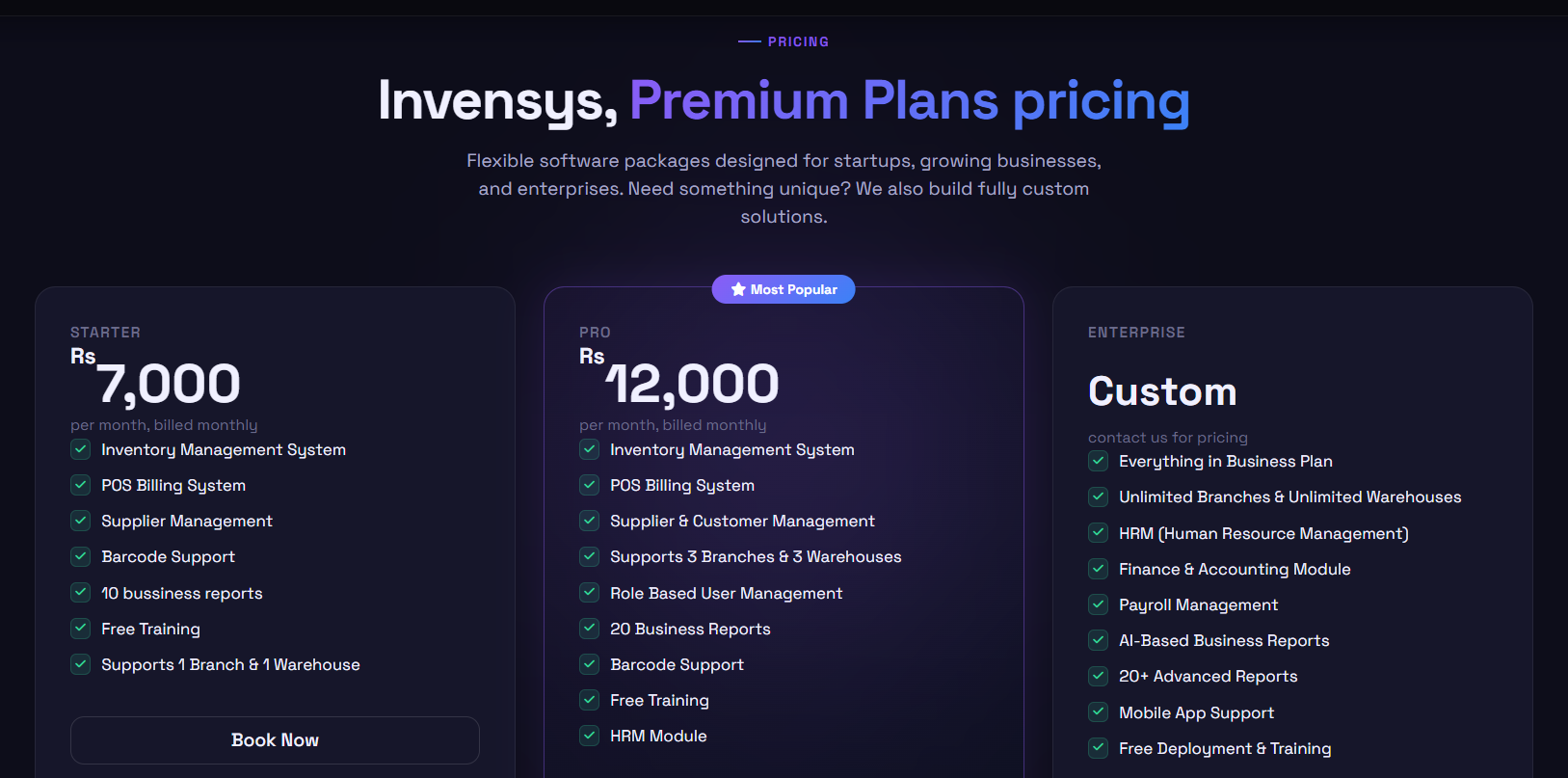 SaaS Subscription Selling Website preview